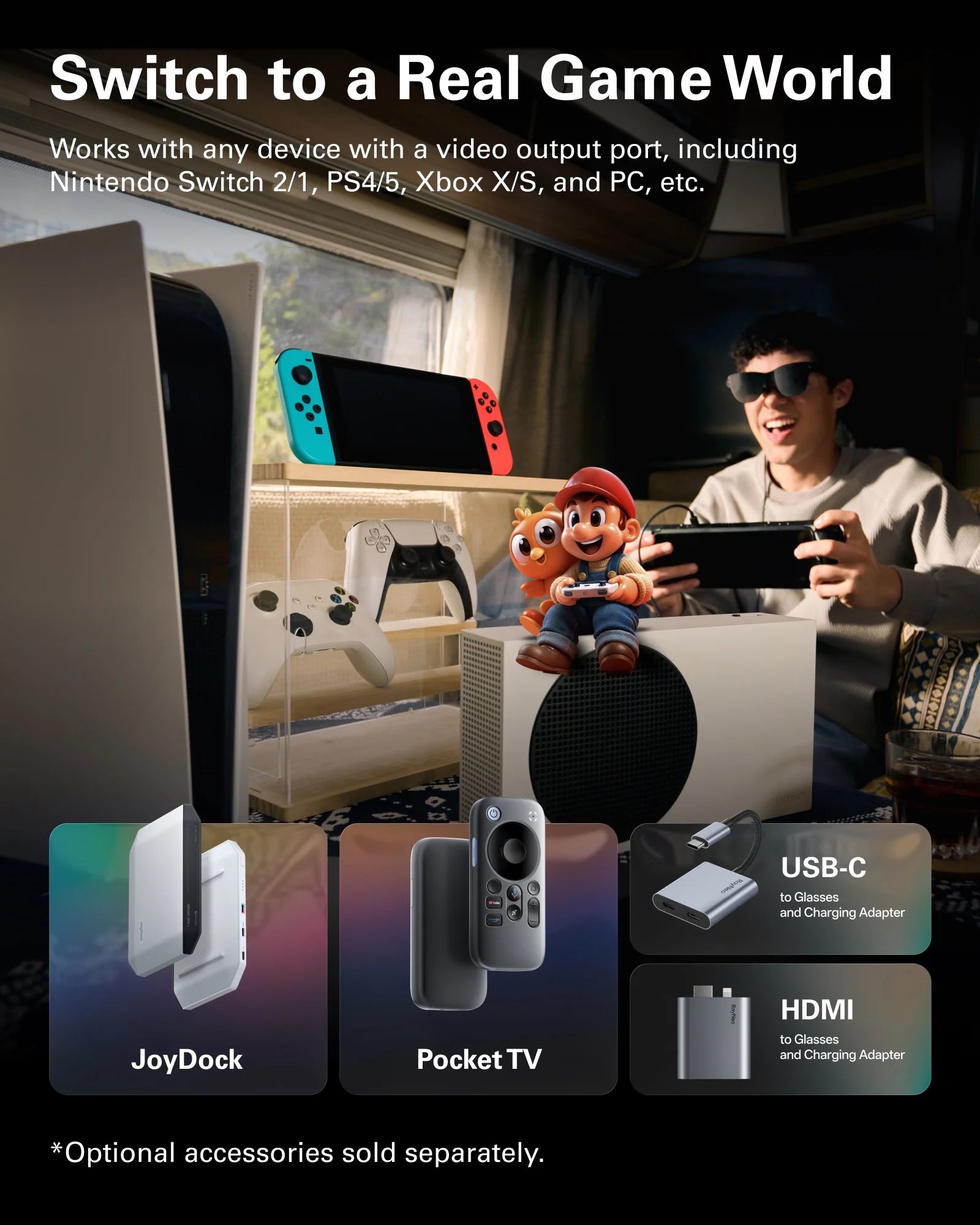 RayNeo Air 3s Pro AR Video Smart glasses