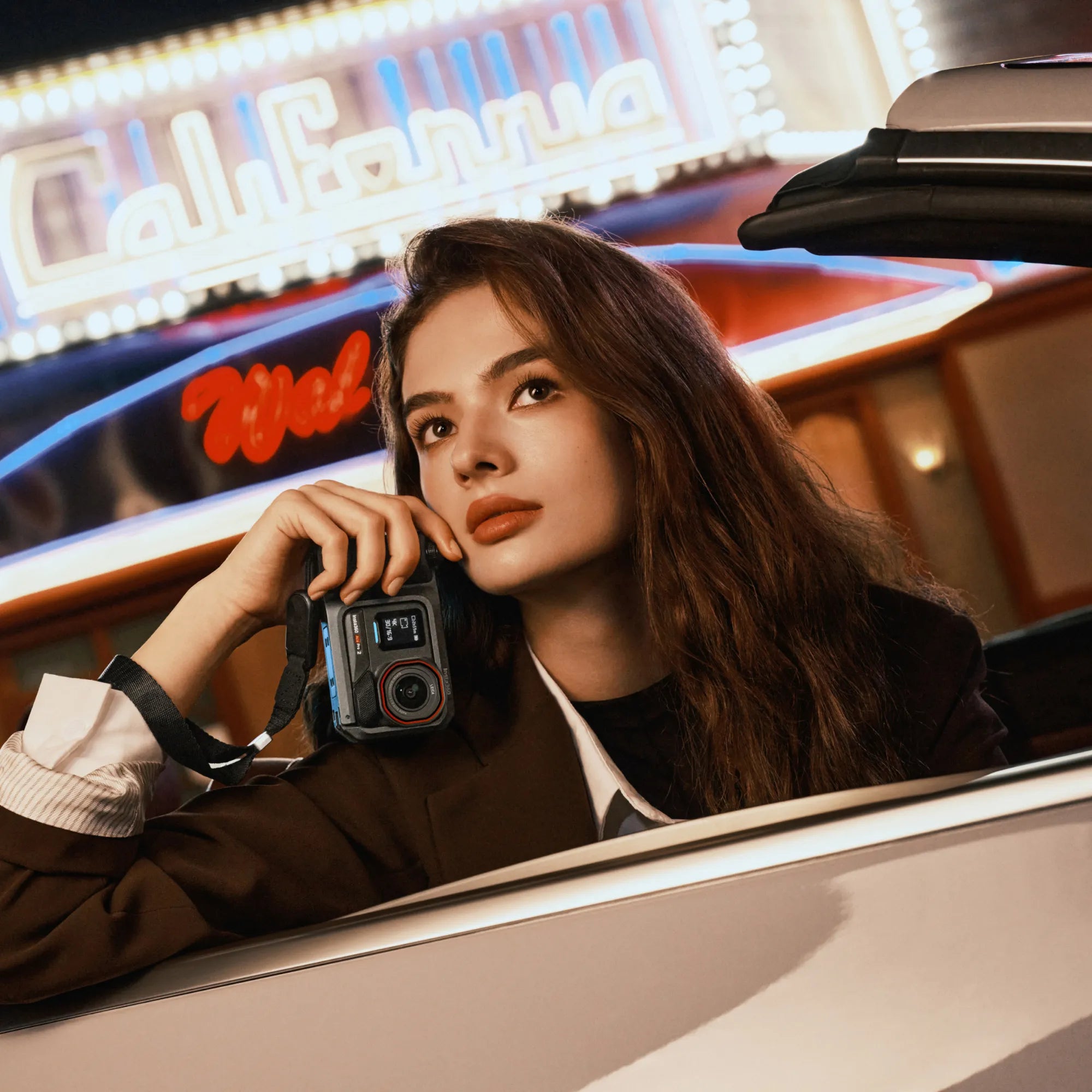 Insta360 Ace Pro 2 Flash Print Bundle - Includes 2 X batteries, Xplorer Grip Pro, LCD Screen Hood, Photo Printer & Leather Case