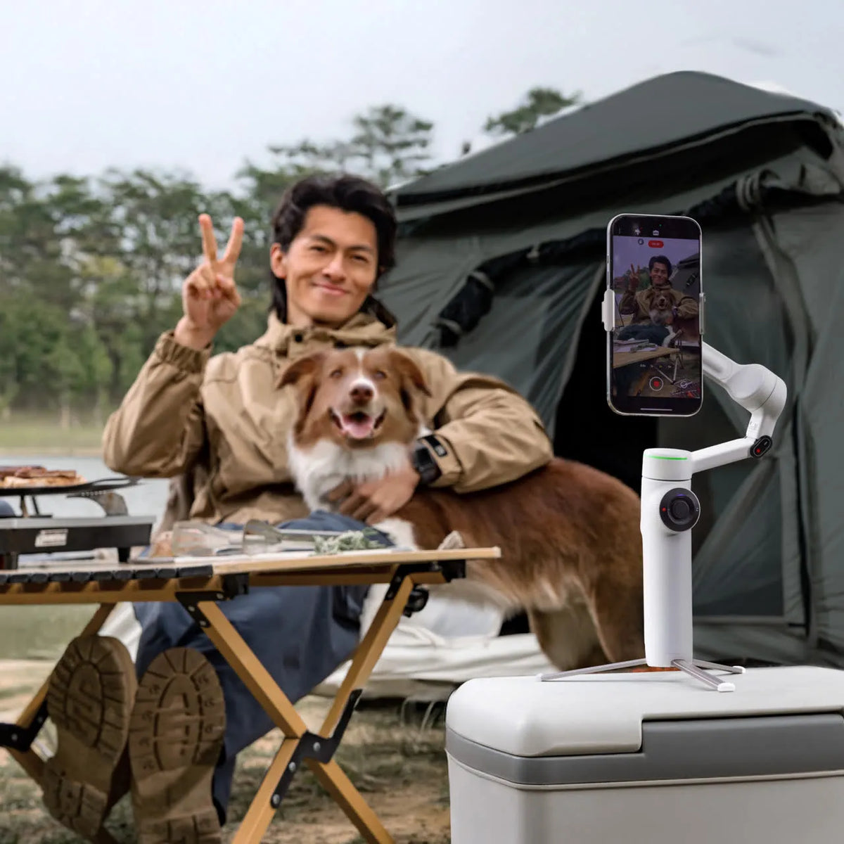 Insta360 Flow 2 Pro Summit White Vlog Bundle
