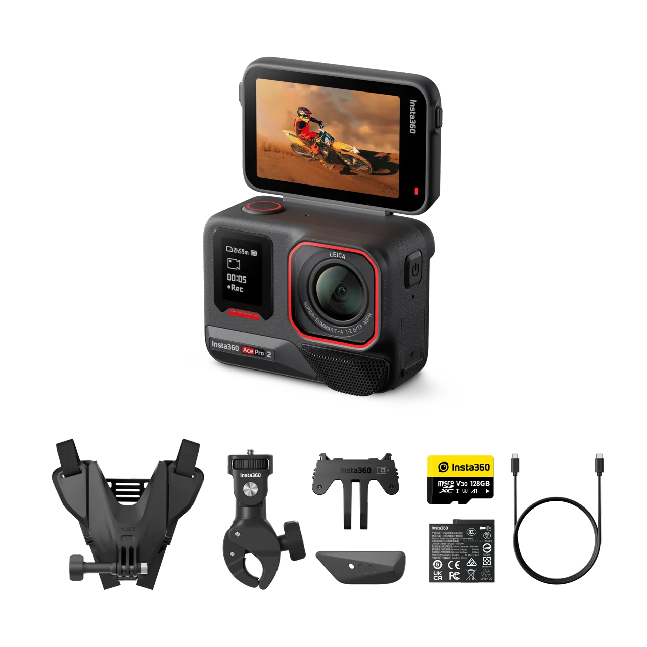 Insta360 Ace Pro 2 Motorcycle Bundle
