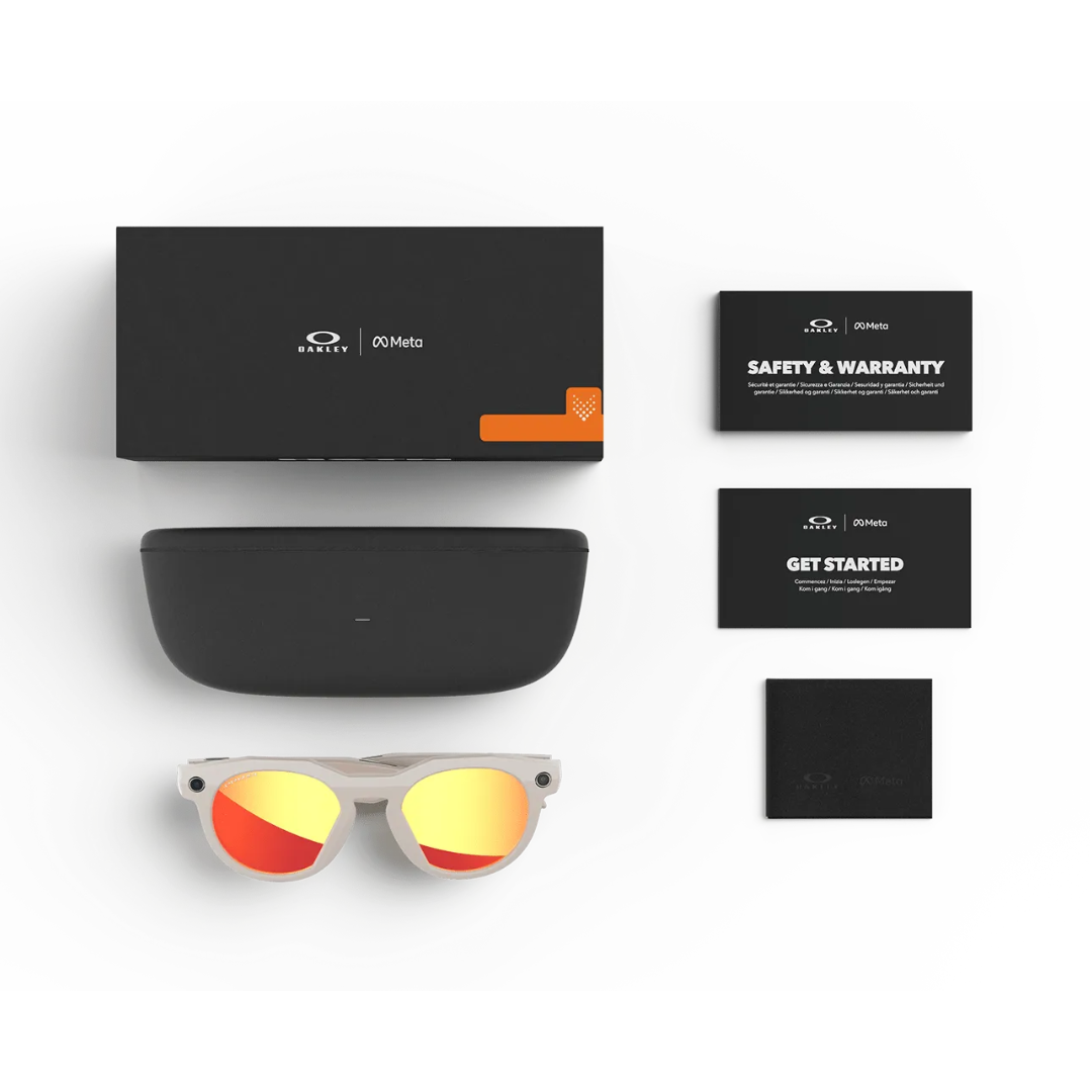 Oakley Meta HSTN - (F) Warm Grey - (L) Prizm™ Ruby - Standard