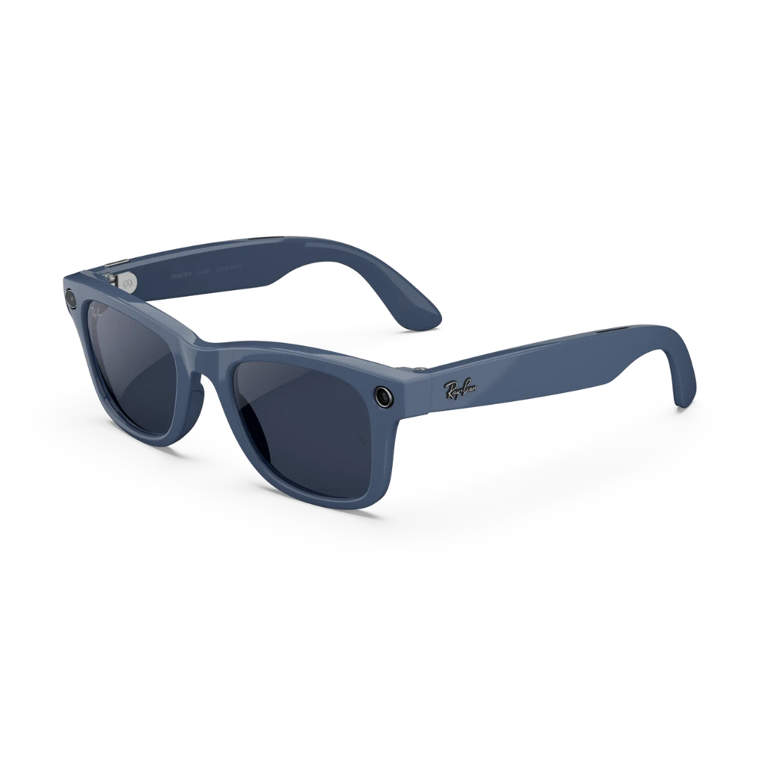 Ray-Ban Meta Wayfarer Gen 2 - (F) Shiny Cosmic Blue (L) Clear to Sapphire Transitions® – Large