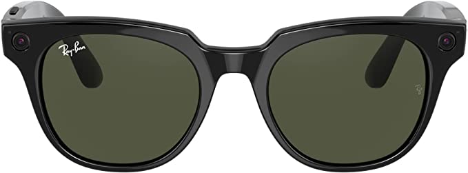 Ray-Ban Stories Meteor Smart Glasses - Shiny Black