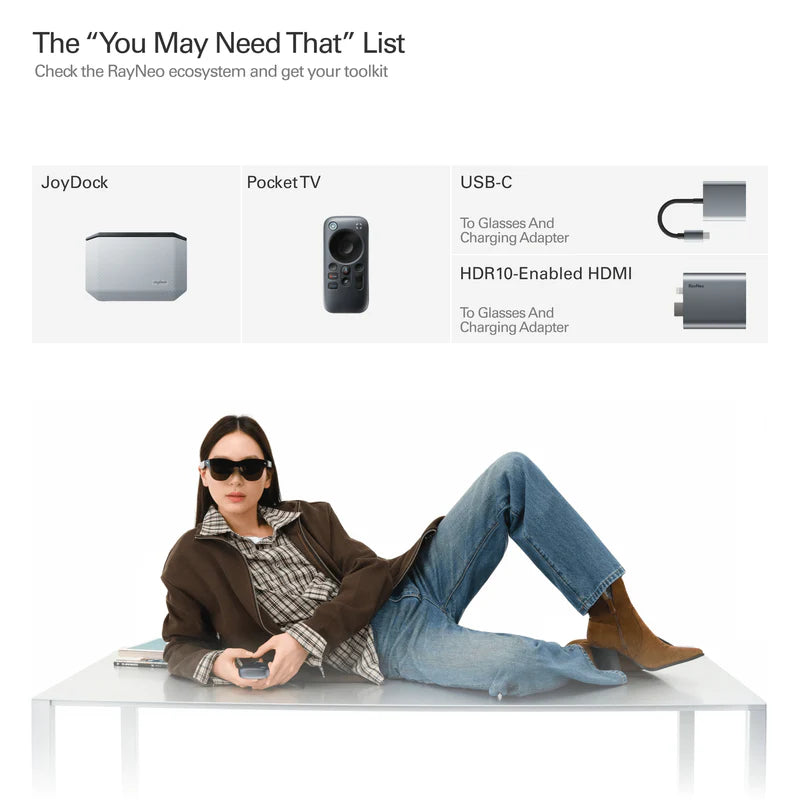 RayNeo Air 4 Pro AR Video Smart Glasses