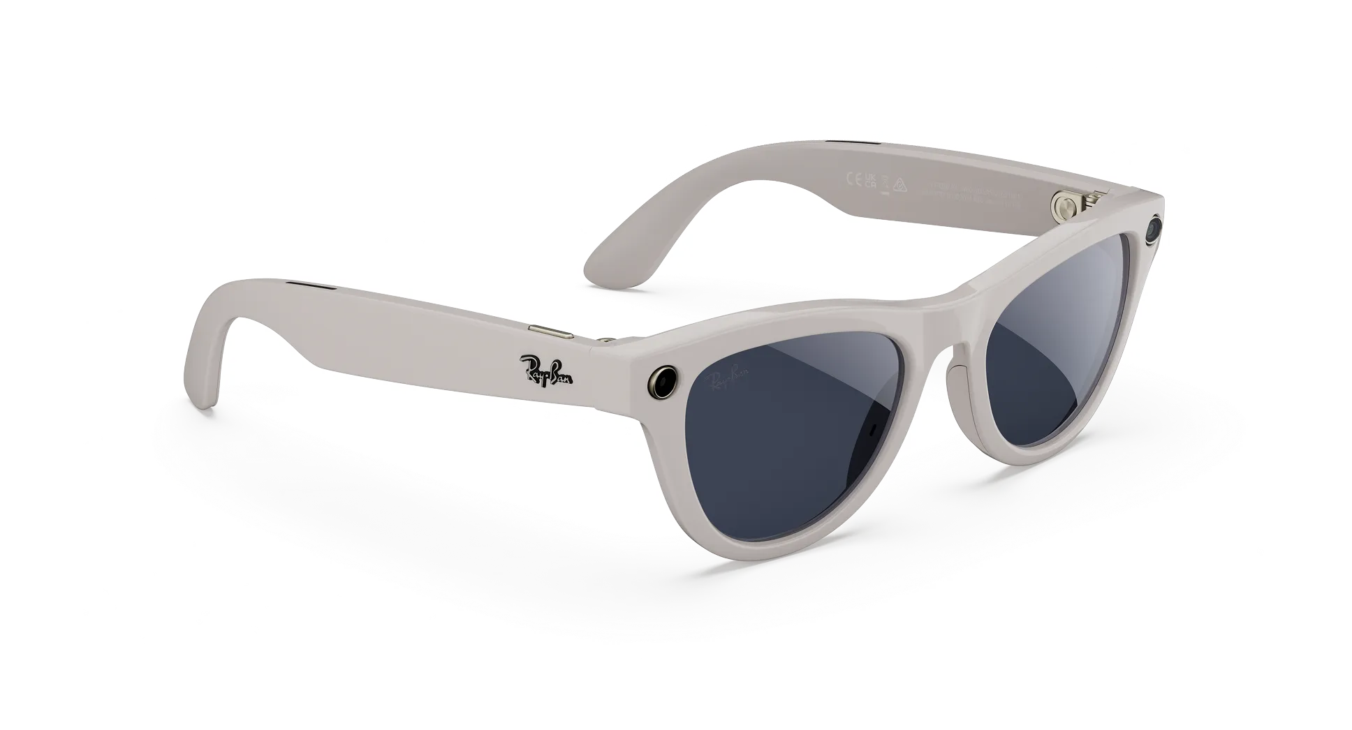 Ray-Ban Meta Skyler - (F) Shiny Chalky Gray - (L) Clear to Sapphire Transitions - (Standard)