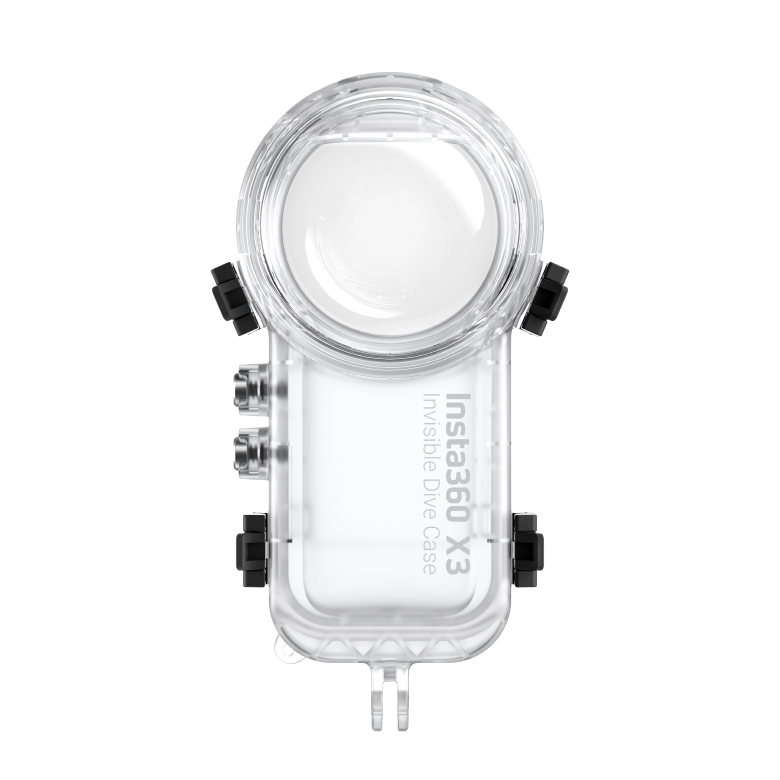 Insta360 X3 Invisible Dive Case, front view