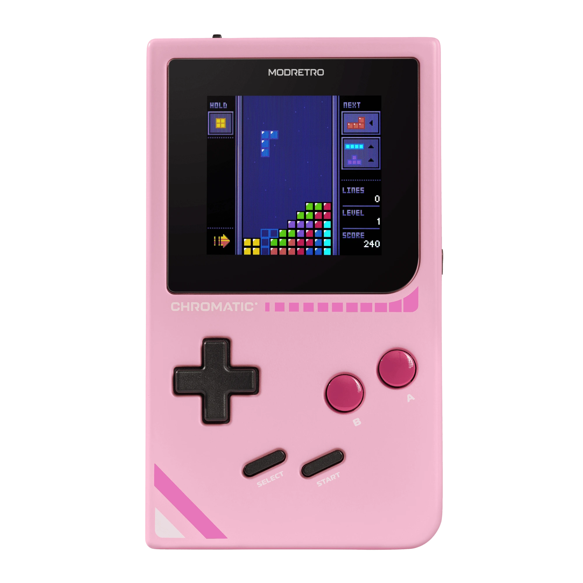 ModRetro Chromatic Bubblegum Pink – Premium Cartridge Handheld Console ...