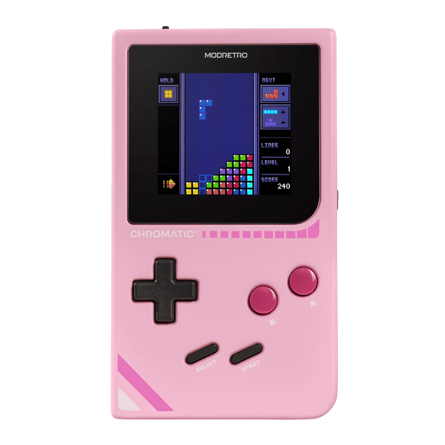 ModRetro Chromatic + Tetris Bundle Bubblegum Pink - Gorilla Display