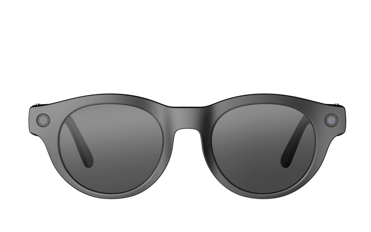 HTC VIVE Eagle AI Glasses — Pantos Sunglasses, Charcoal Black — manufacturer view 2