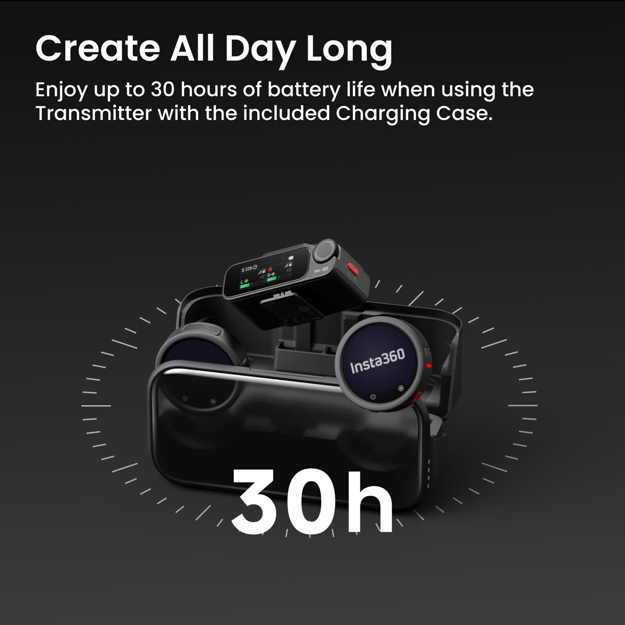 Insta360 - Mic Pro 2TX1RX - Mic PRO01