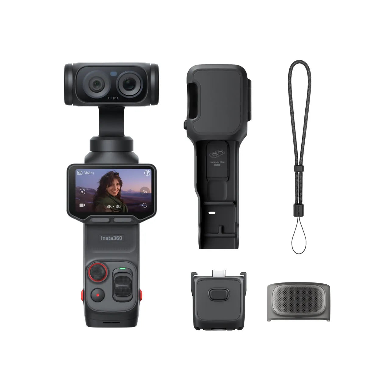 Insta360 Luna Ultra 8K Gimbal Camera Standard Bundle — Cosmic Black