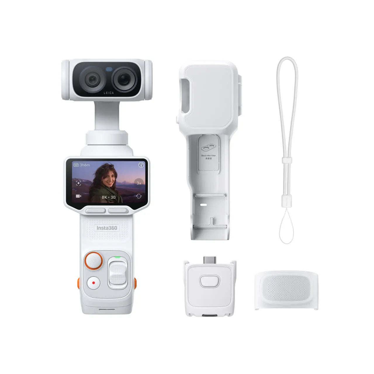 Insta360 Luna Ultra Gimbal Camera Standard Bundle — Stellar White