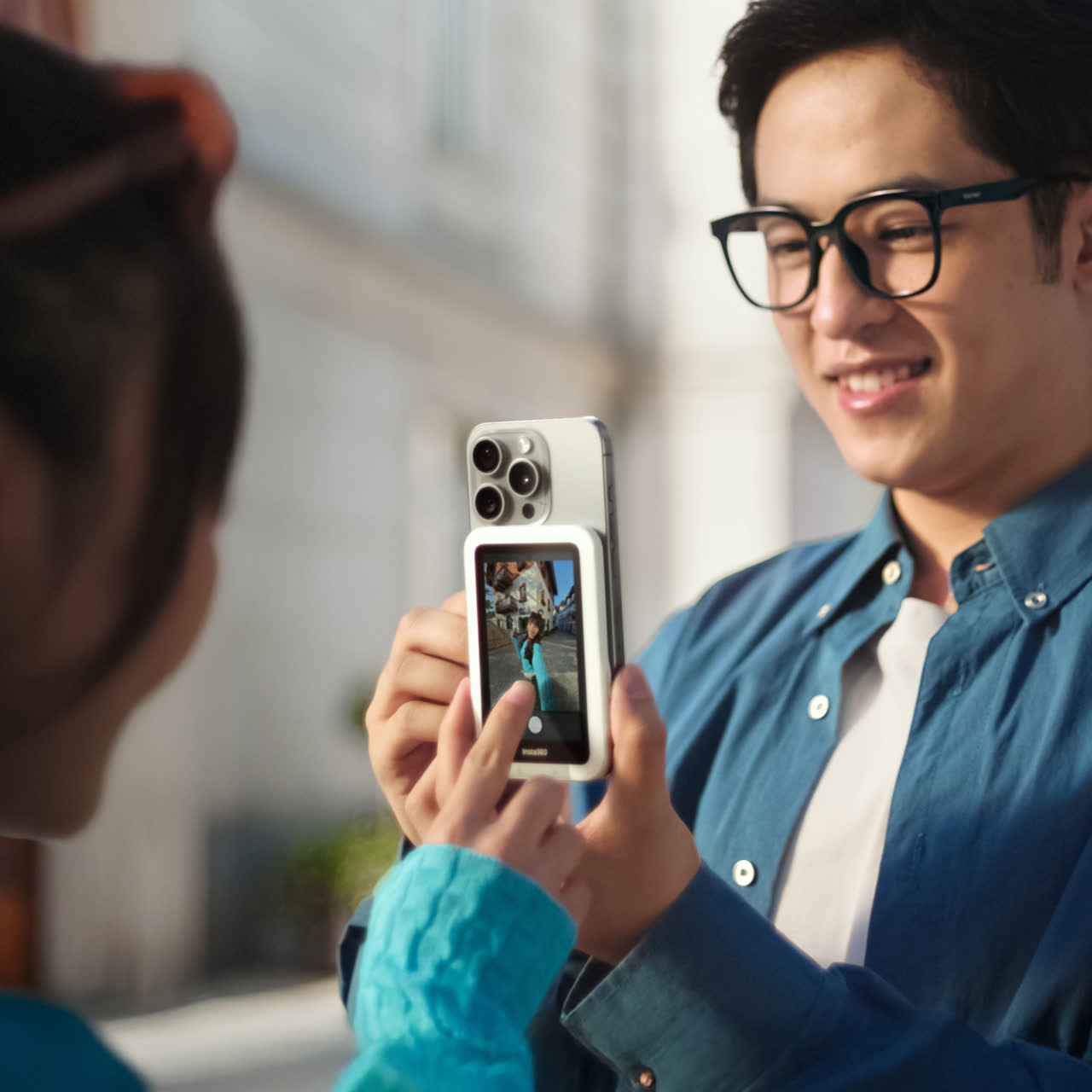 Insta360 Snap Selfie Screen with Light
