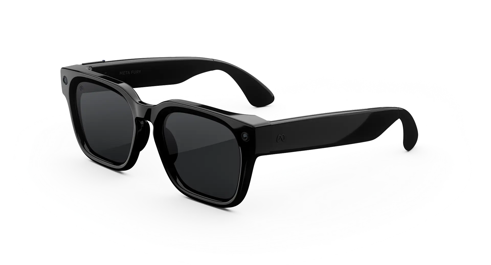 Meta Fury AI Glasses - (F) Classic Black - (L) Grey - (Standard)