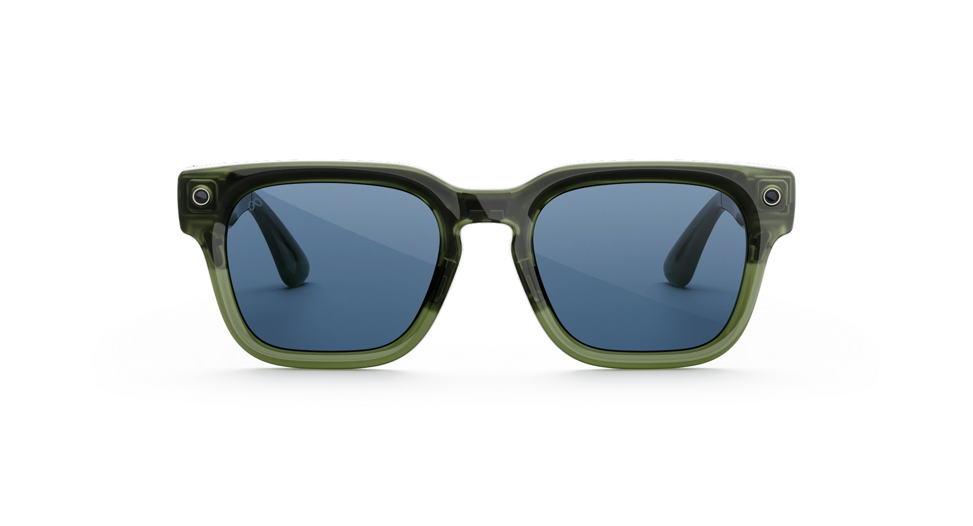 Meta Fury AI Glasses Racing Green Light Blue Atlantic