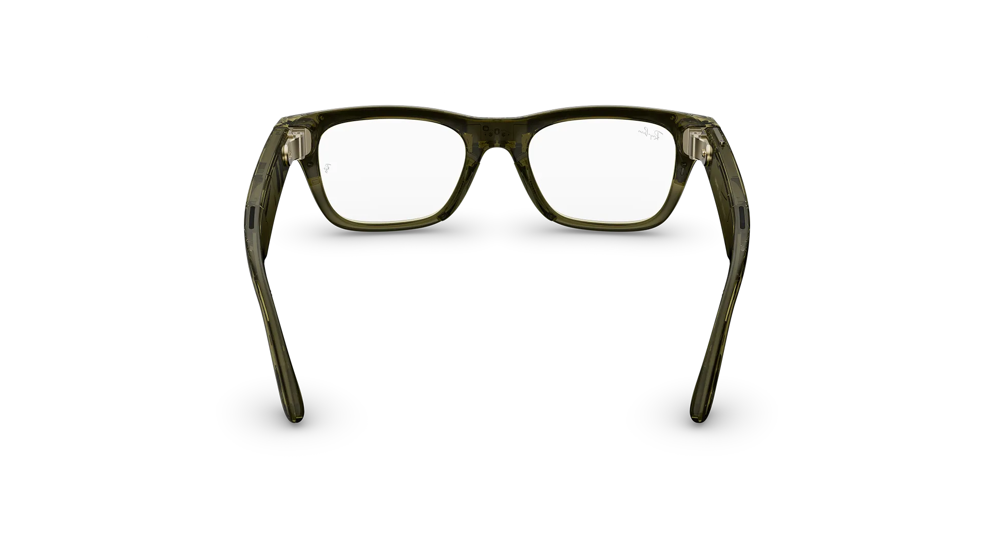 Ray-Ban Meta Blayzer Optics (Gen 2) - (F) Shiny Transparent Dark Olive - (L) Clear - (Standard)
