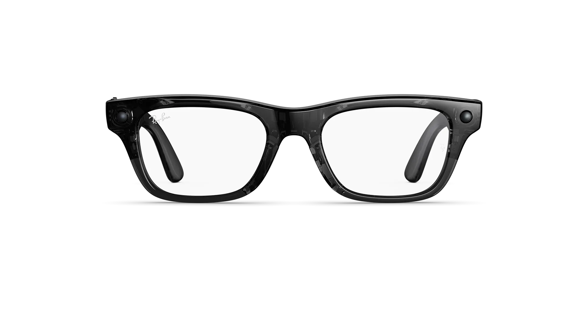 Ray-Ban Meta Blayzer Optics (Gen 2) - (F) Shiny Transparent Black - (L) Clear - (Standard)