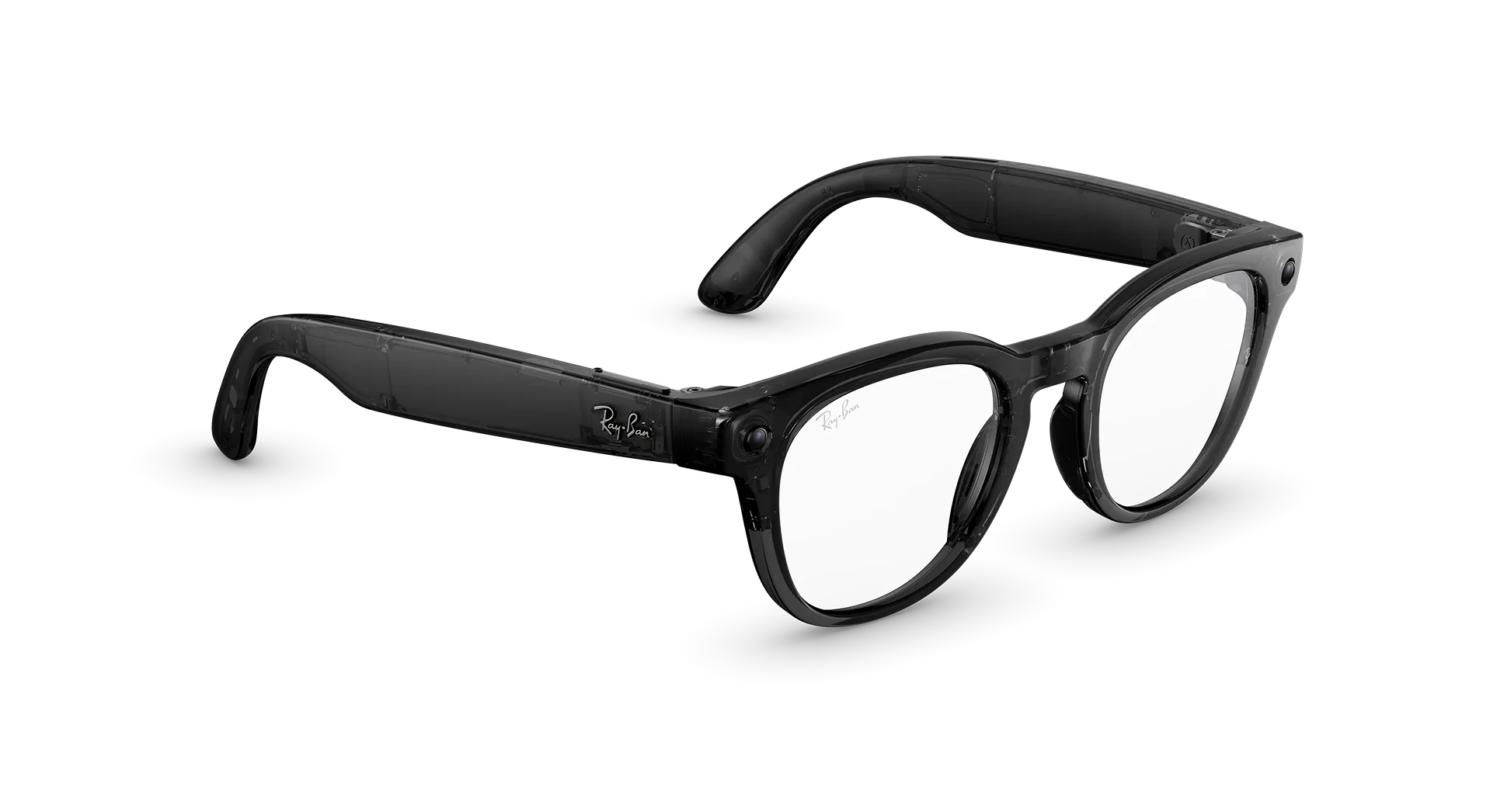 Ray-Ban Meta Scriber Optics (Gen 2) - (F) Shiny Transparent Black - (L) Clear - (Standard)