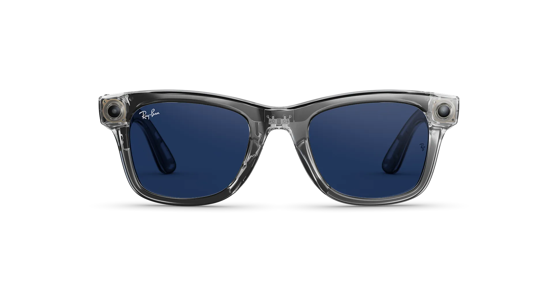 Ray-Ban Meta Wayfarer Gen 2 - (F) Shiny Transparent Grey - (L) Clear to Sapphire Transitions - (Standard)