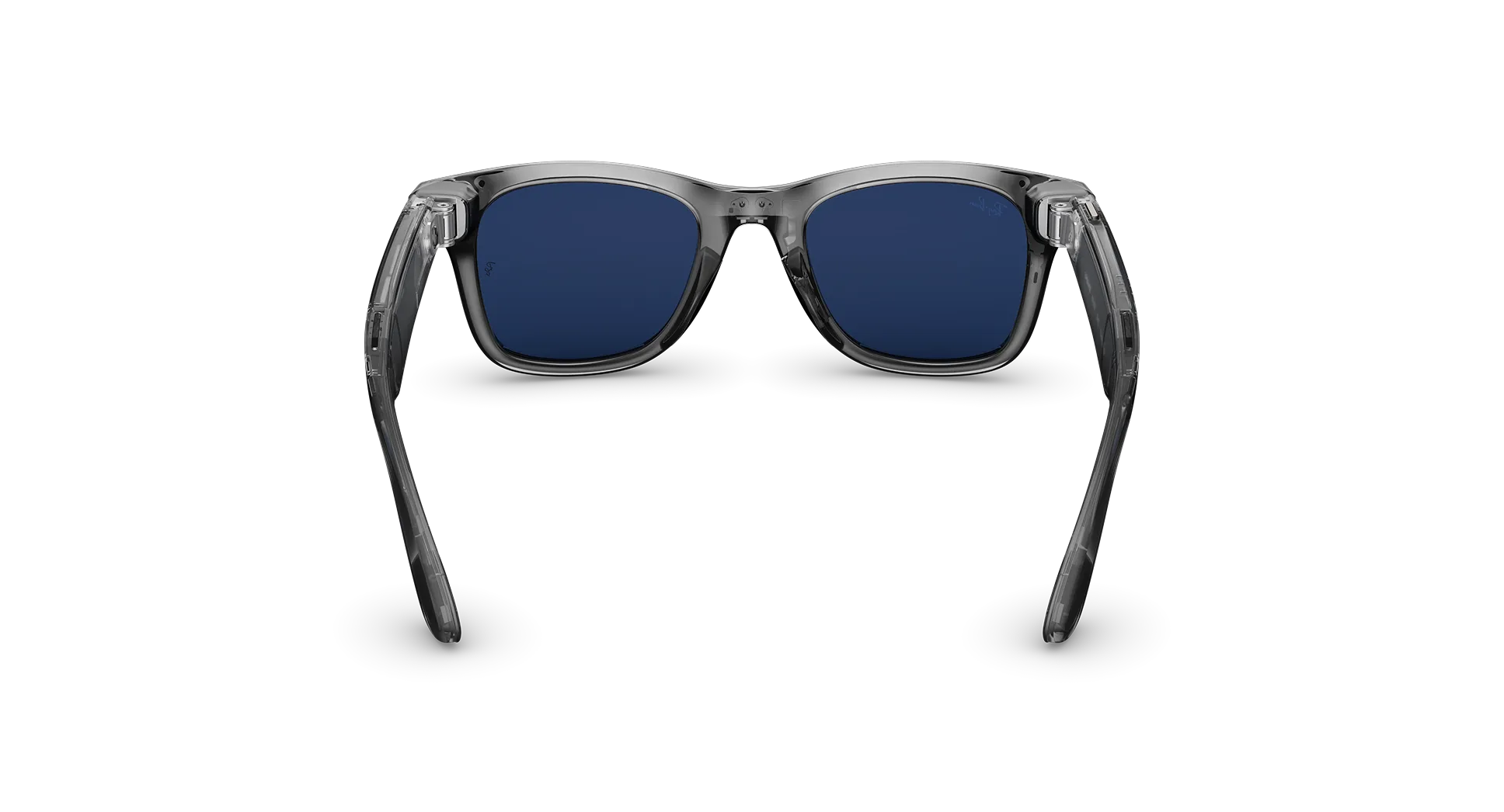 Ray-Ban Meta Wayfarer Gen 2 - (F) Shiny Transparent Grey - (L) Clear to Sapphire Transitions - (Standard)