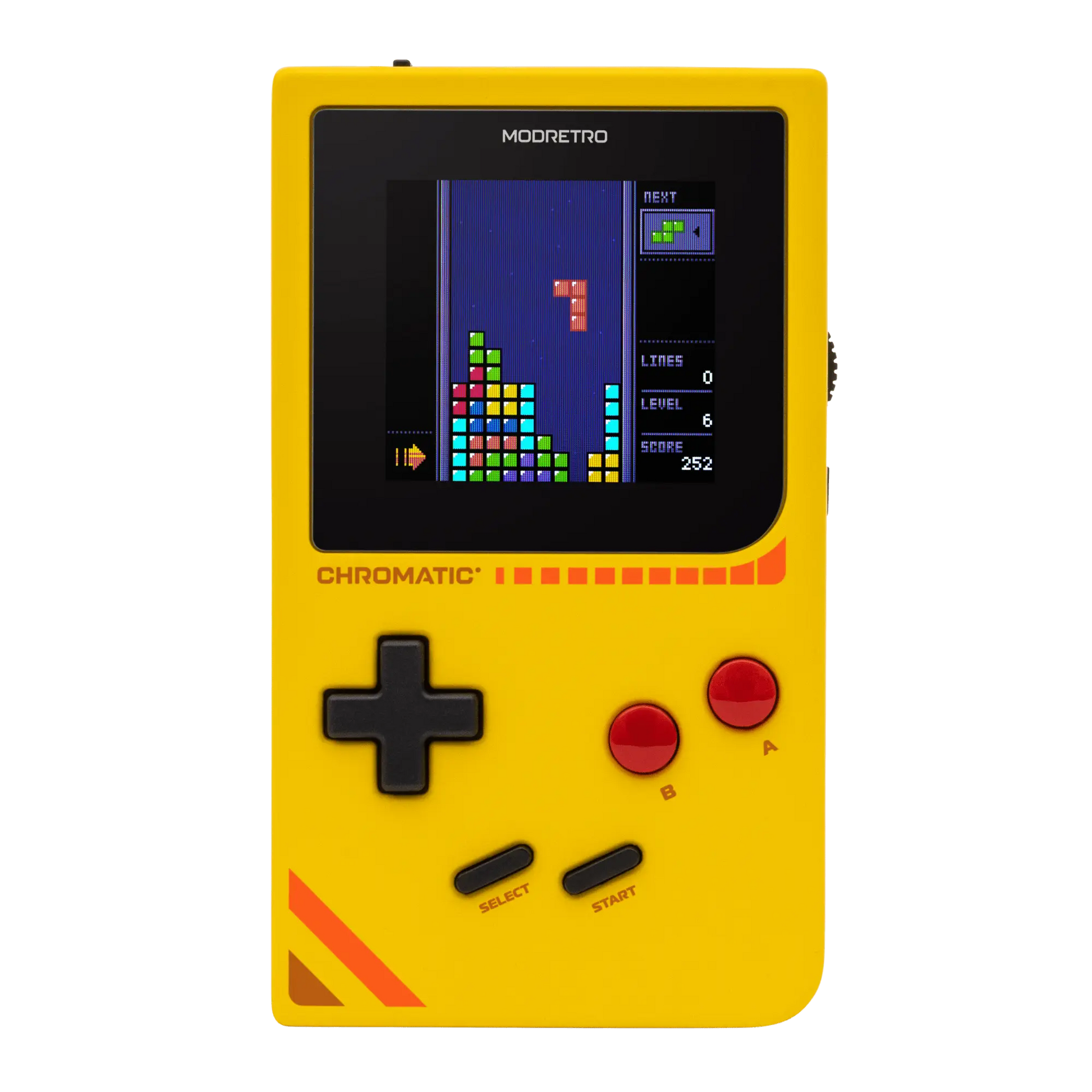 ModRetro Chromatic + Tetris Bundle Volt Yellow - Gorilla Display