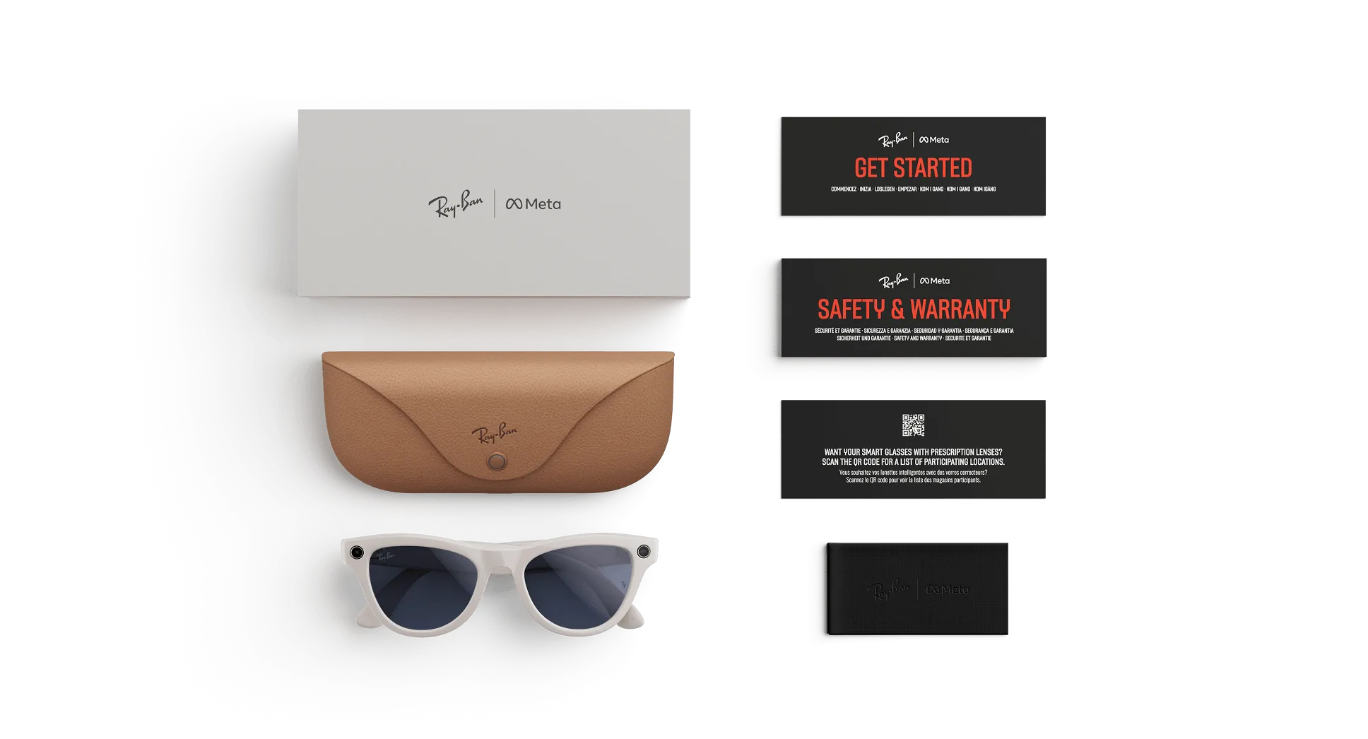 Ray-Ban Meta Skyler - (F) Shiny Chalky Gray - (L) Clear to Sapphire Transitions - (Standard)