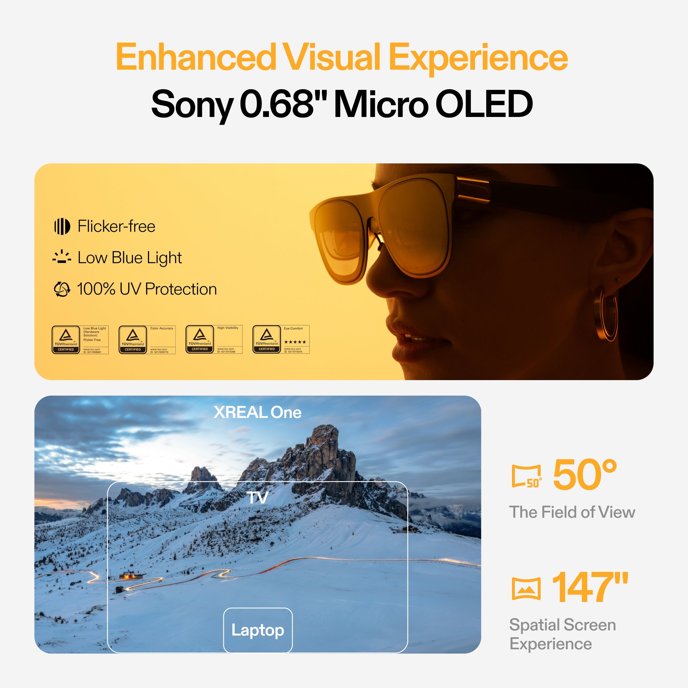XREAL One AR Display Glasses