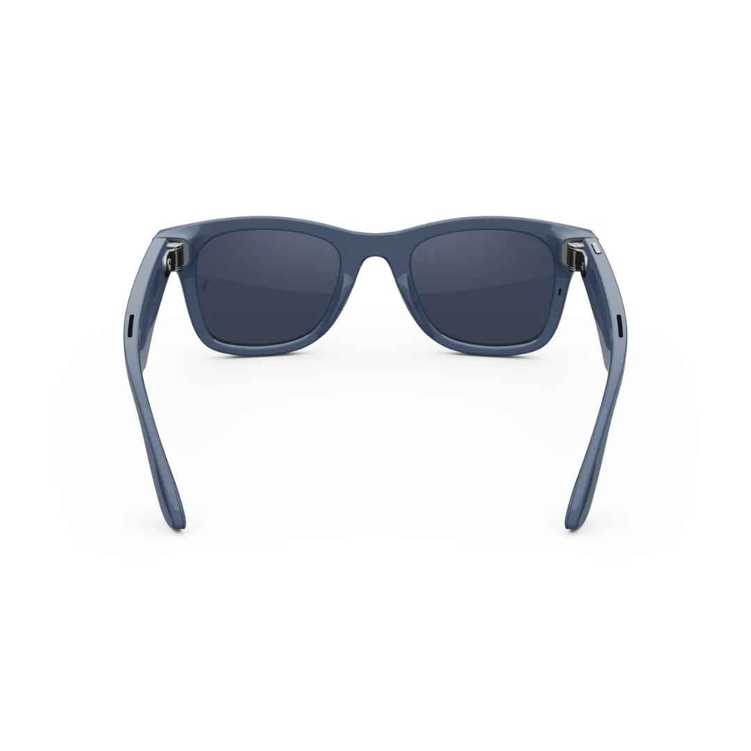 Ray-Ban Meta Wayfarer Gen 2 - (F) Shiny Cosmic Blue (L) Clear to Sapphire Transitions® – Standard