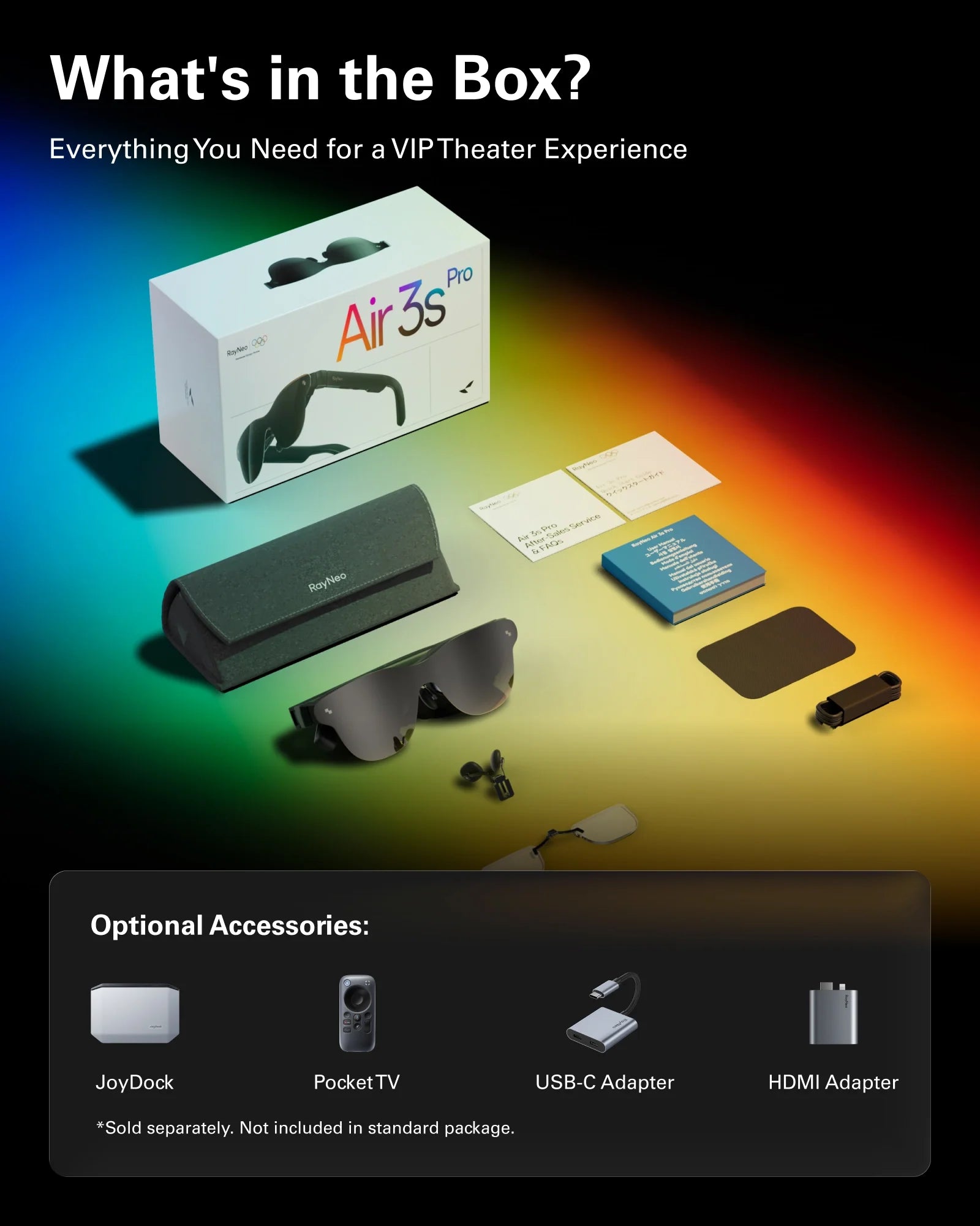 RayNeo Air 3s Pro AR Video Smart glasses