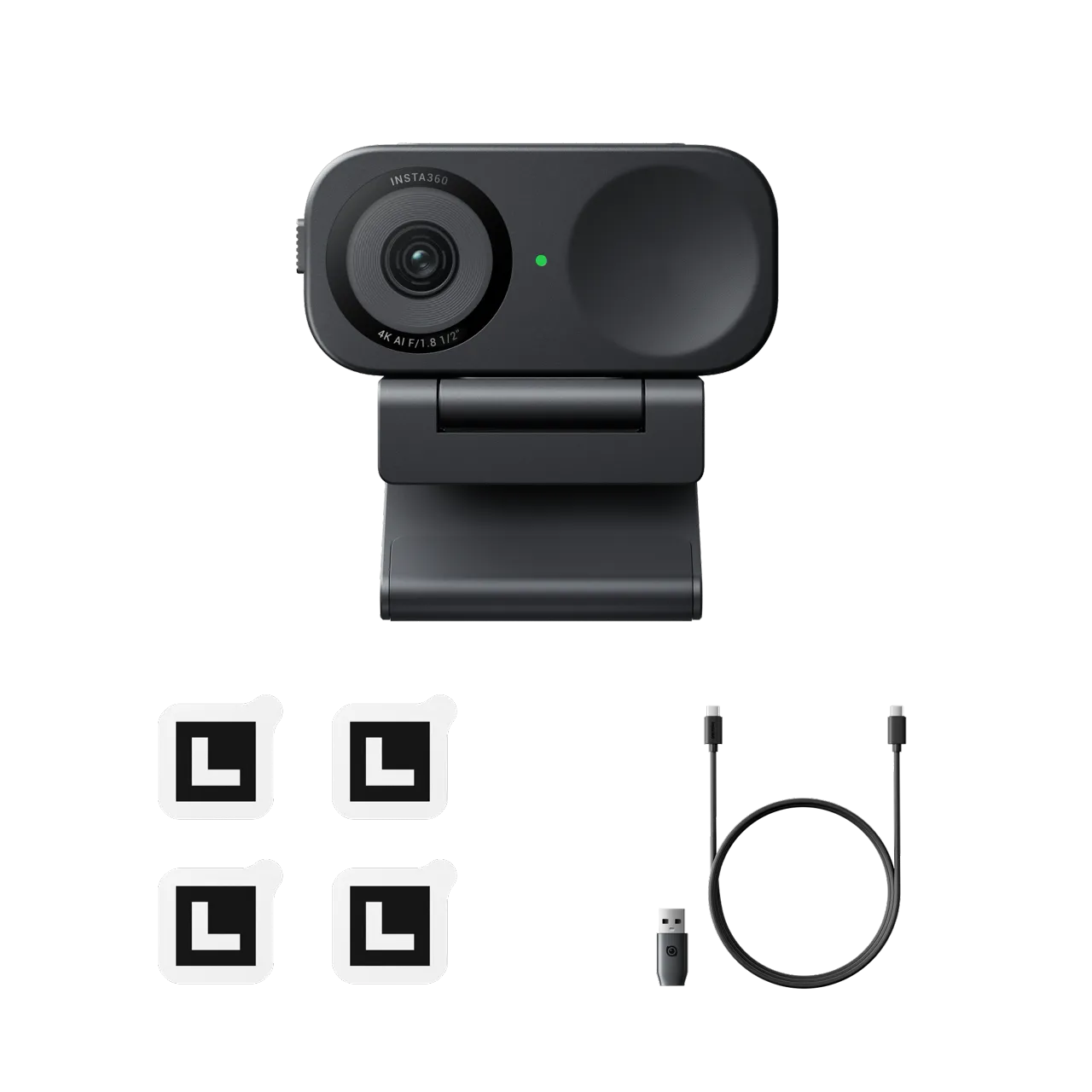 Insta360 Link 2C 4K AI Webcam for PC & Mac.