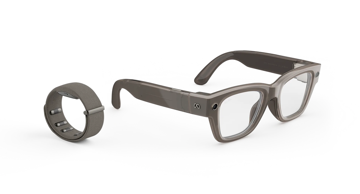 Meta Ray-Ban Display - Sand - original transparent product view 2