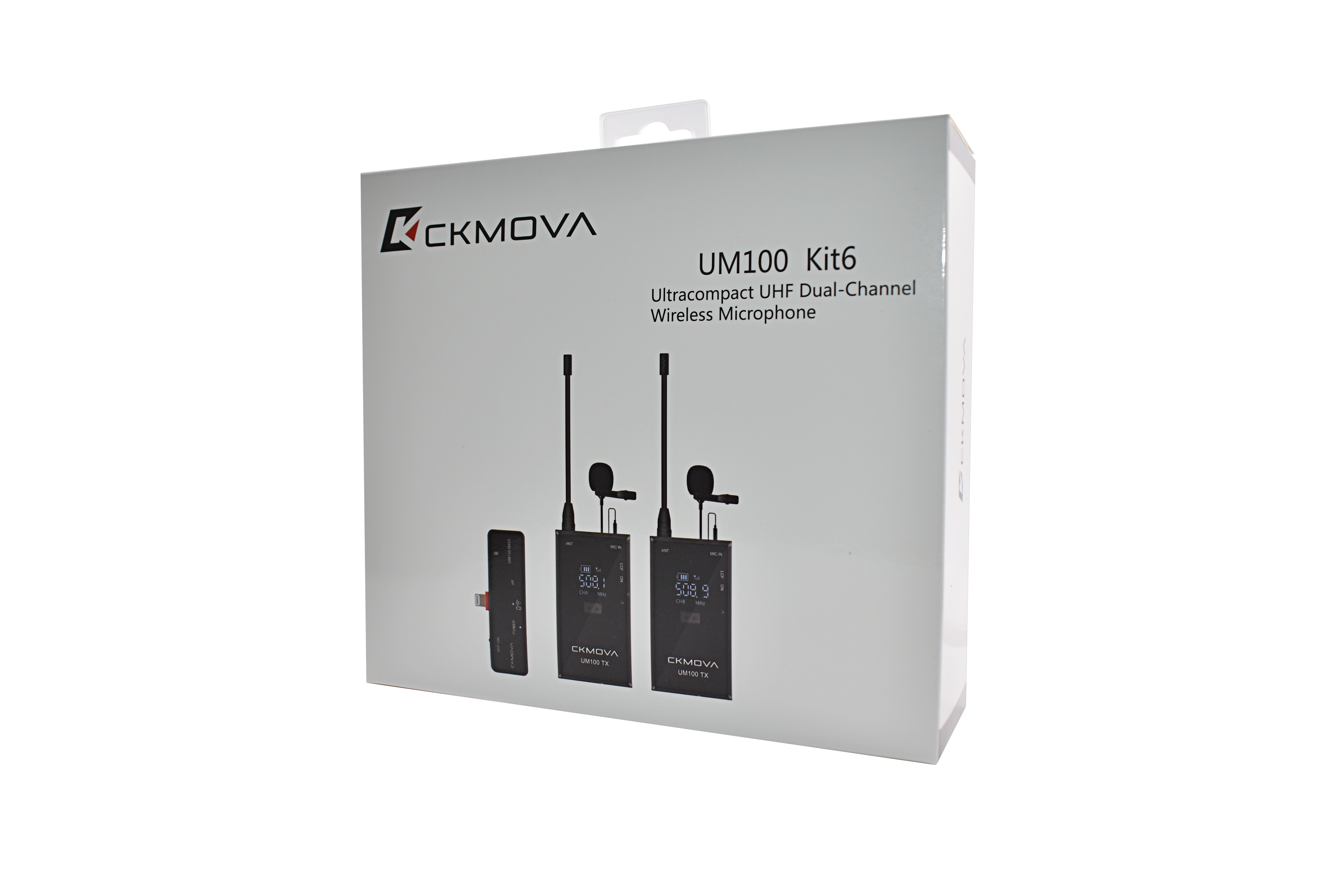 CKMOVA UM100 Kit6 Dual-Channel Wireless Microphone