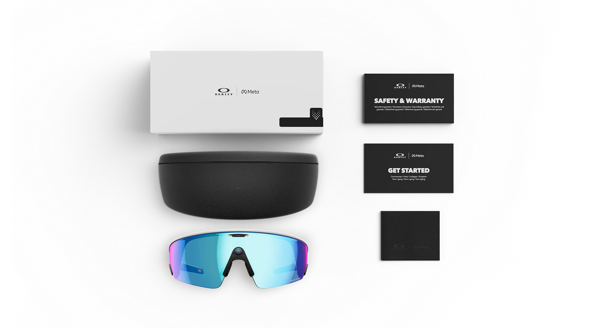 Oakley Meta Vanguard - (F) White - (L) Prizm™ Sapphire - Standard