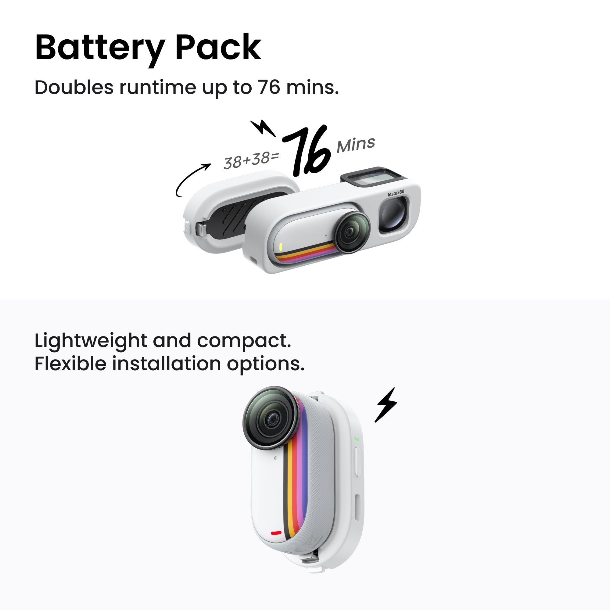 Insta360 GO 3S Retro Bundle in Canvas White – official product view 5