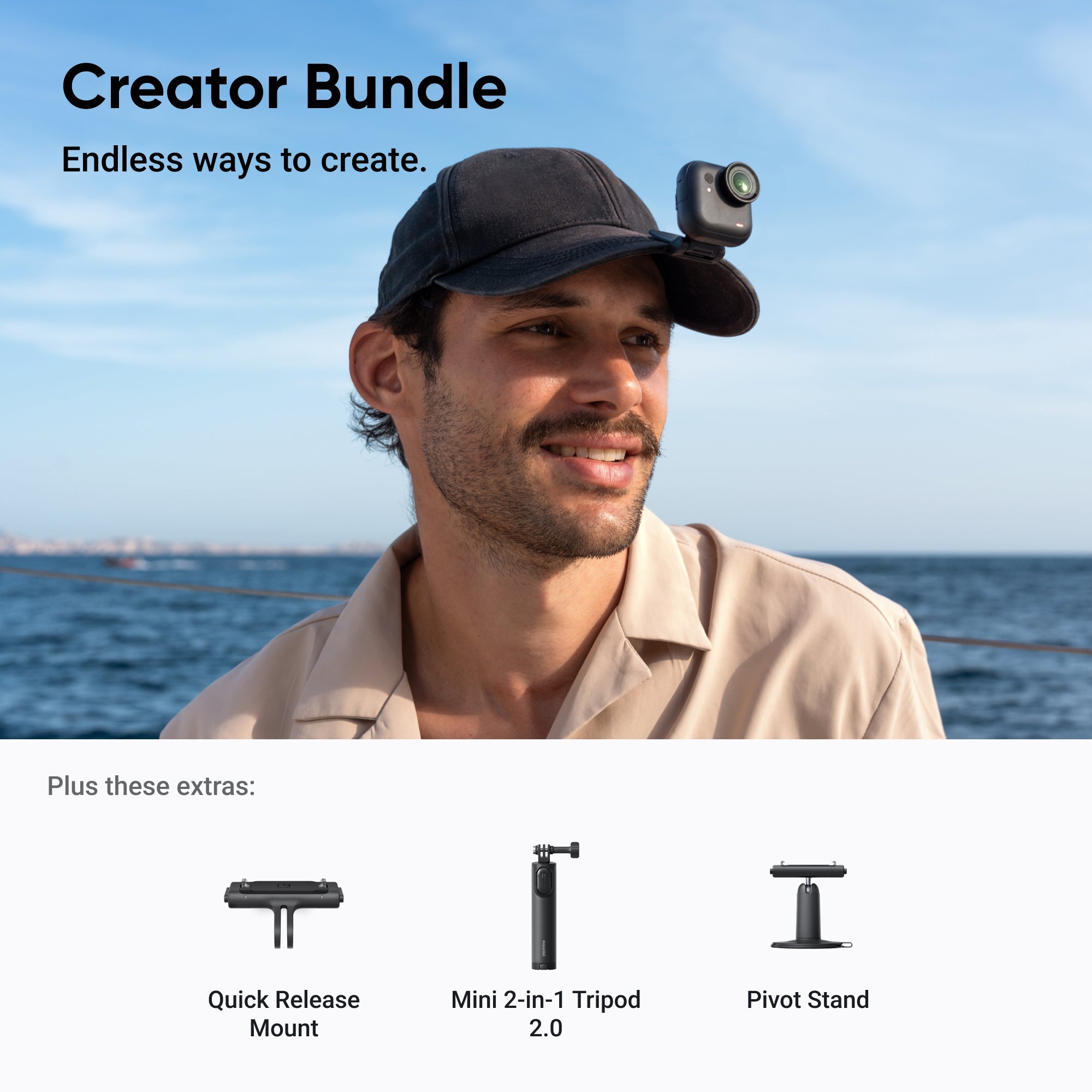 Insta360 GO Ultra Creator Bundle Midnight Black secondary view