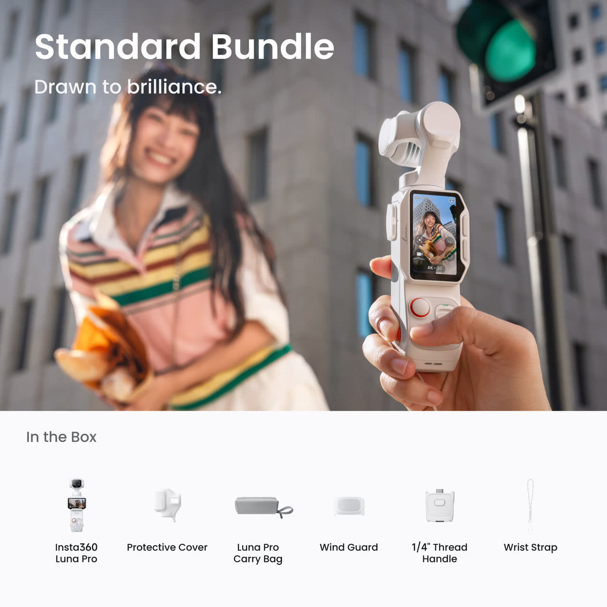 Insta360 Luna Pro Standard Bundle Stellar White - lunapro white 1