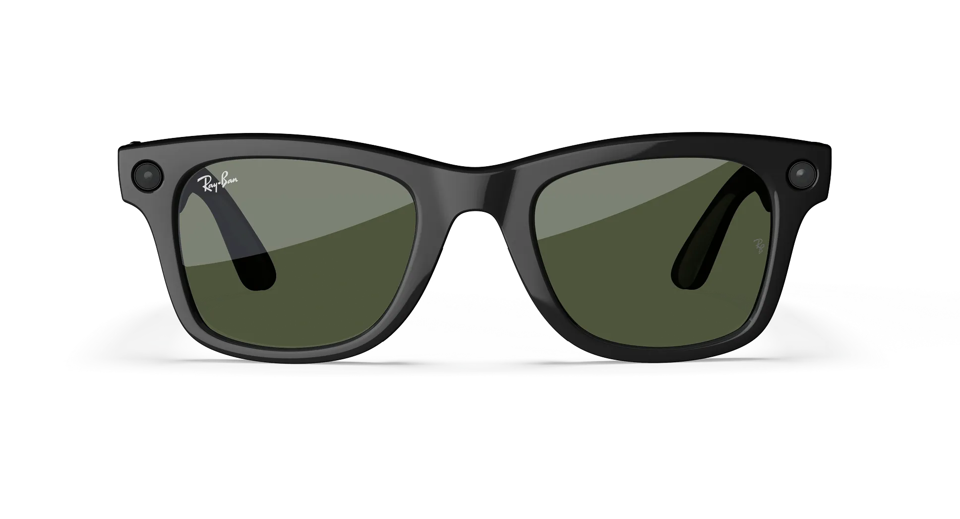 Ray-Ban Meta Wayfarer Gen 2- (F) Shiny Black - (L) Green - Standard