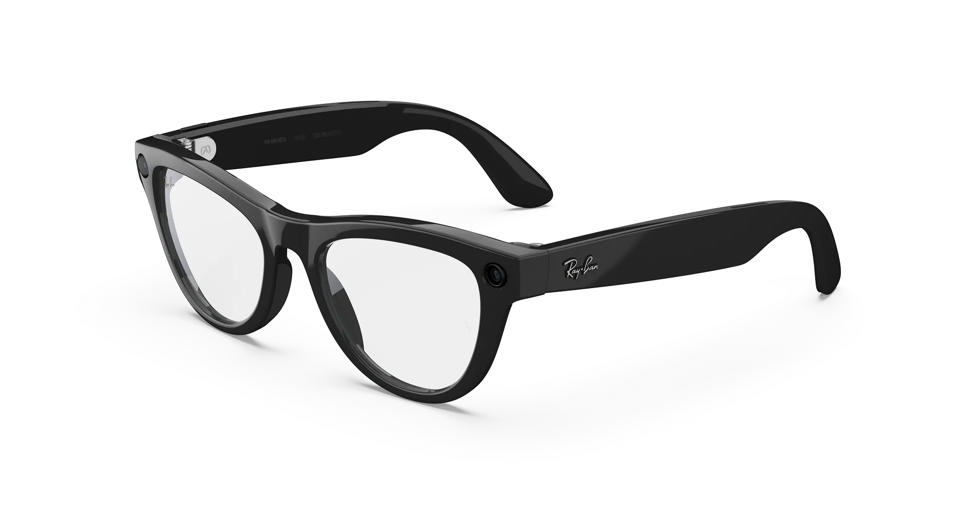 Ray-Ban Meta Skyler Gen 2 - (F) Shiny Black - (L) Clear - Standard