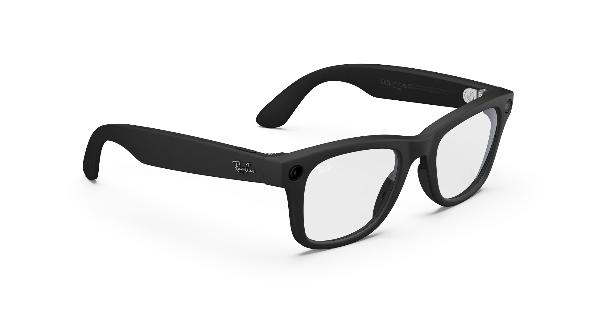 Ray-Ban Meta Wayfarer Gen 2 - (F) Matte Black (L) Clear - Standard
