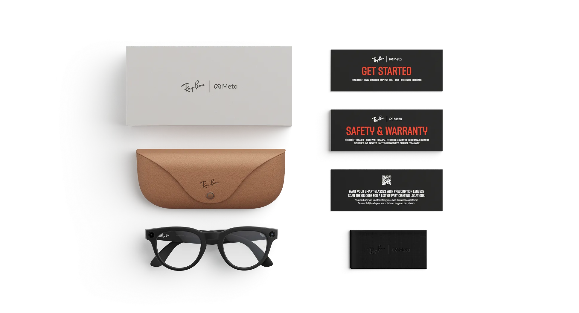 Ray-Ban Meta Headliner Gen 2 – (F) Matte Black – (L) Clear – Standard
