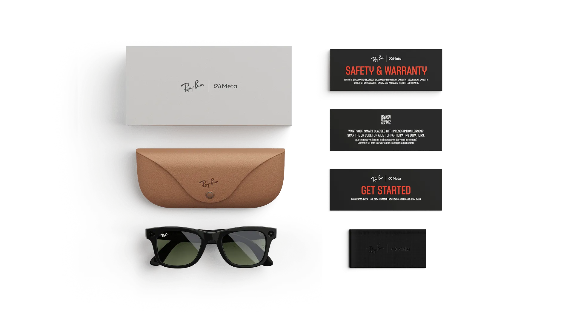 Ray-Ban Meta Wayfarer Gen 2- (F) Shiny Black - (L) Green - Standard
