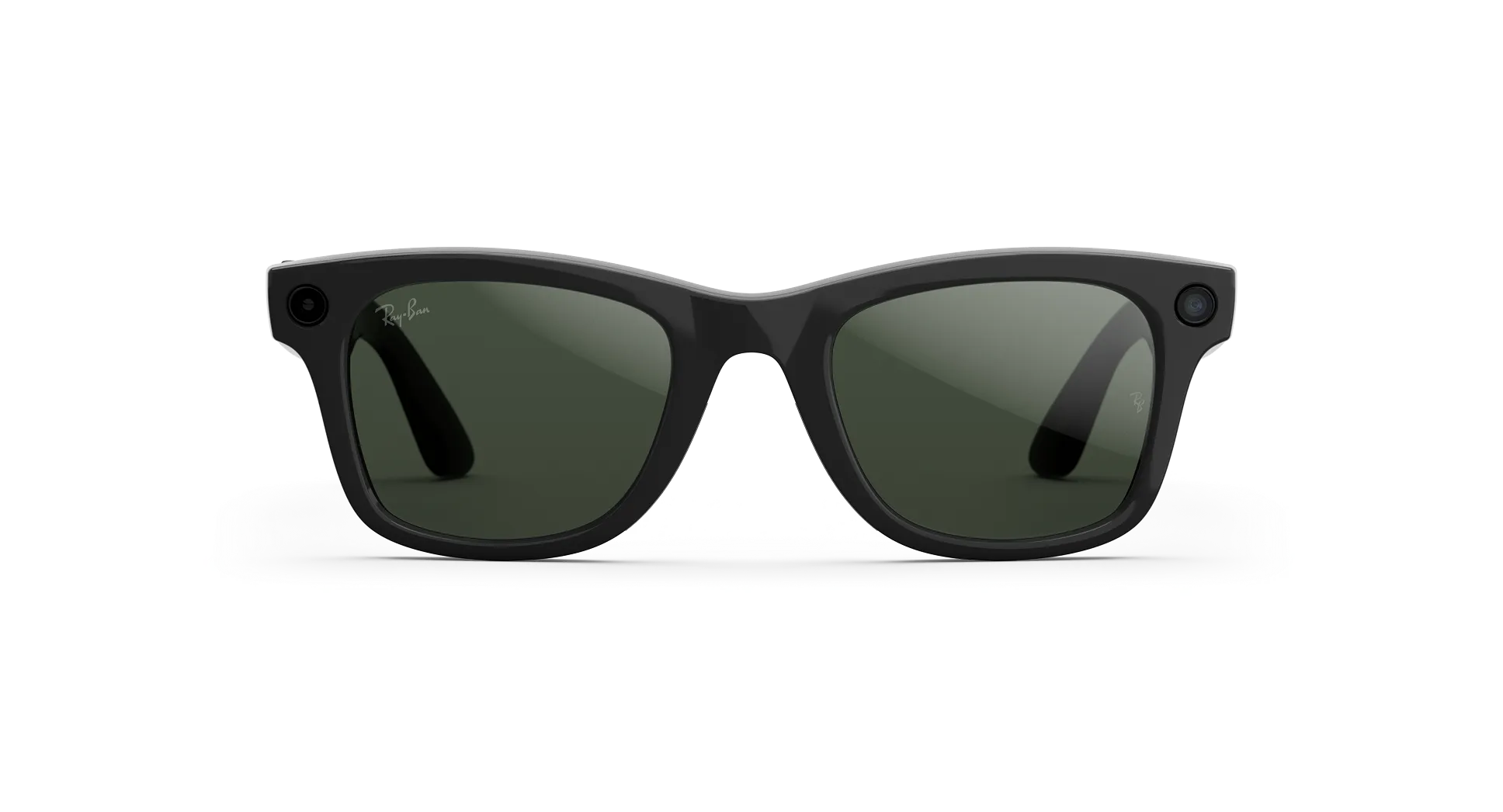 Ray-Ban Meta Wayfarer Gen 2 - (F) Shiny Black - (L) Clear to Graphite Green Transitions® - Large