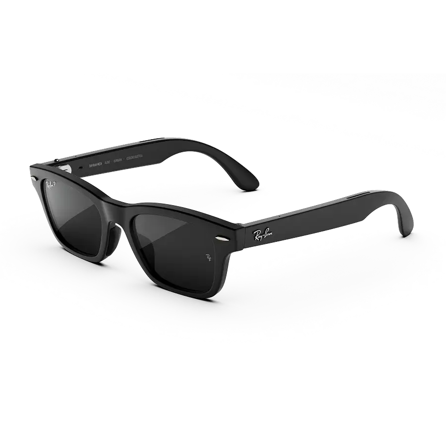 Meta official: SK-1002203-01 Matte Black · Polarized Grey · Large