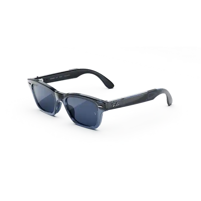 Meta official: SK-1001922-01 Transparent Sky Blue · Transitions Sapphire · Large