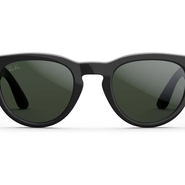 Ray-Ban Meta Headliner Gen 2 - (F) Shiny Black - (L) Clear to Graphite