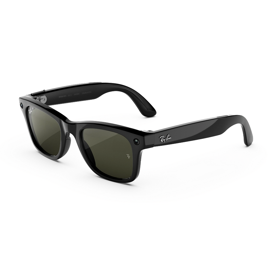 Meta official: SK-1002173-01 Shiny Black Polarized Green