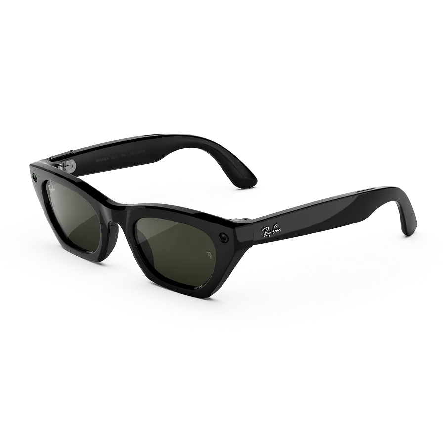 Meta official: SK-1002196-01 Shiny Black Polarized Green
