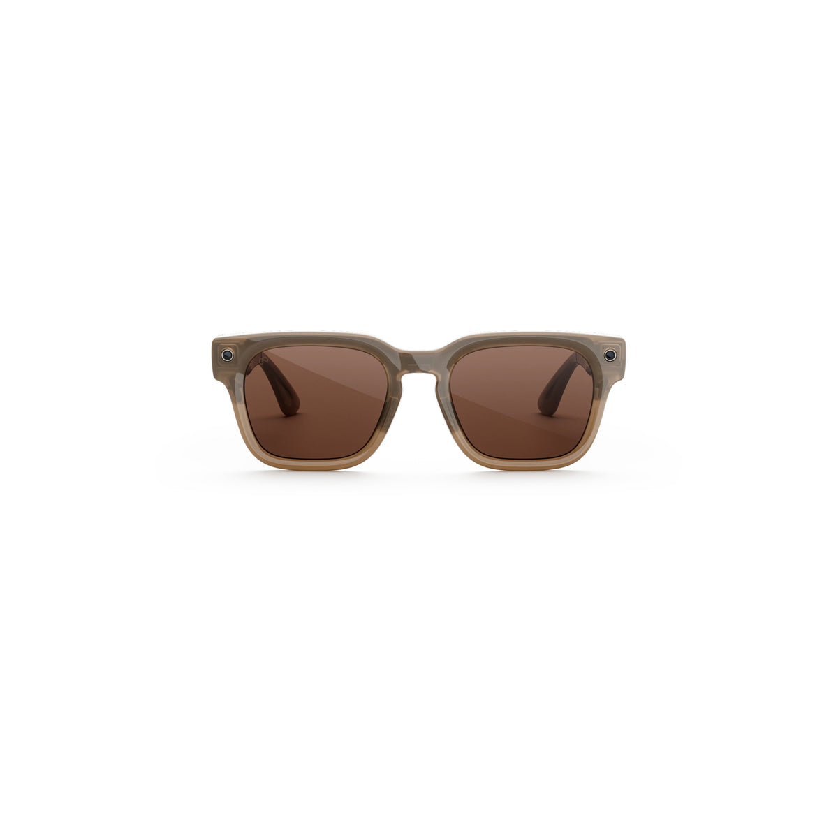 Meta Fury AI Glasses Sandstone Dark Amber