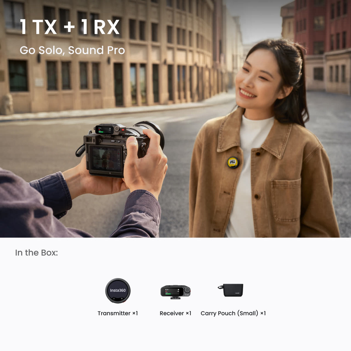 Insta360 Mic Pro Kit 1 TX + 1 RX - micpro 1