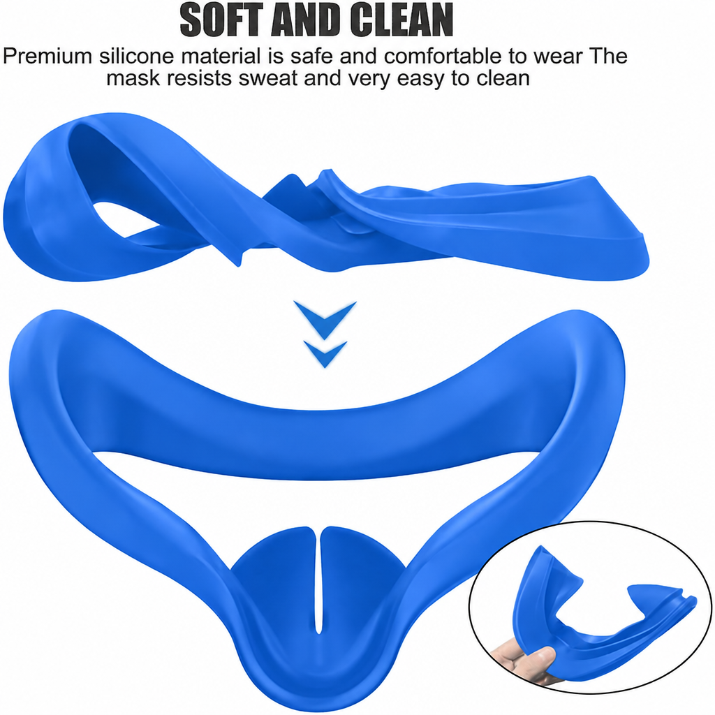 Blue Quest 2 silicone cover — colour illustration view 3 of 5 # color_blue